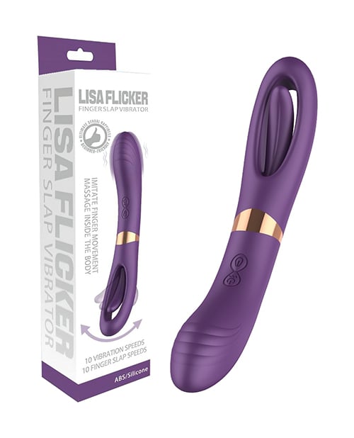 Secwell - Lisa Flicking G-Spot Vibrator (Purple) - Purple