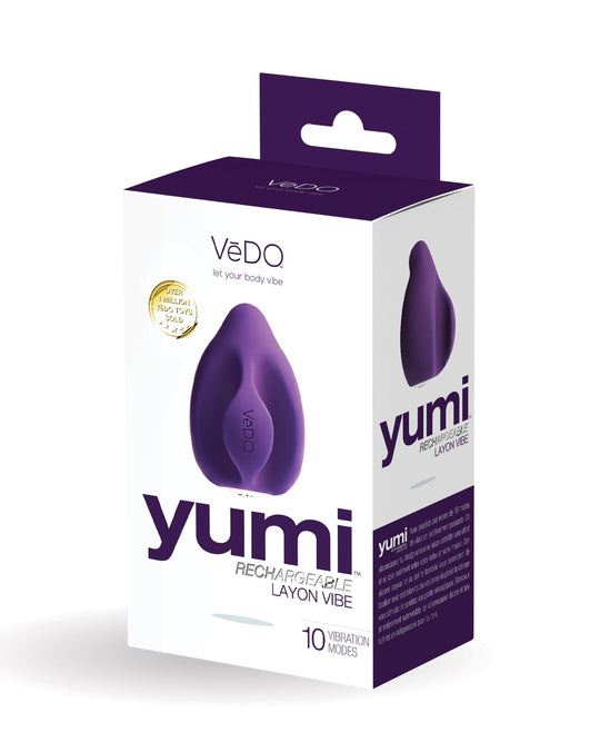 VeDO - Máy rung ngón tay Yumi sạc lại (Tím)