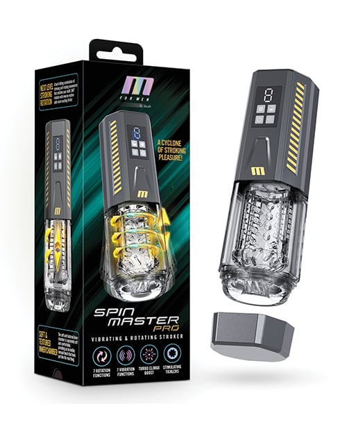Blush Novelties - M for Men SpinMaster Pro Máy thủ dâm tự động (Xám)