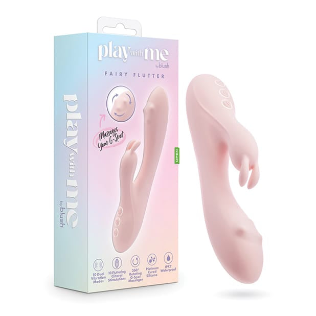 Blush Novelties - Máy rung thỏ Fairy Flutter Play With Me (Màu hồng)
