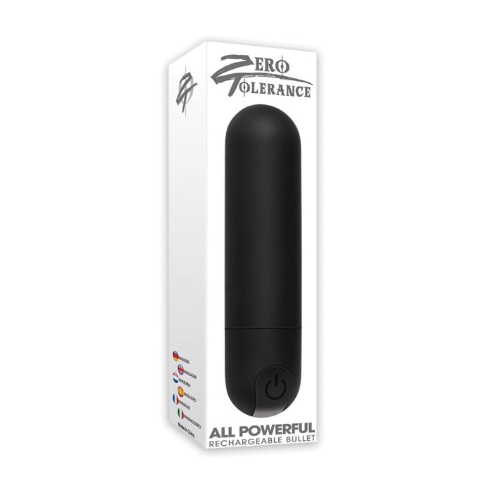 Zero Tolerance - All Powerful Rechargeable Bullet Vibrator - Multi Colour
