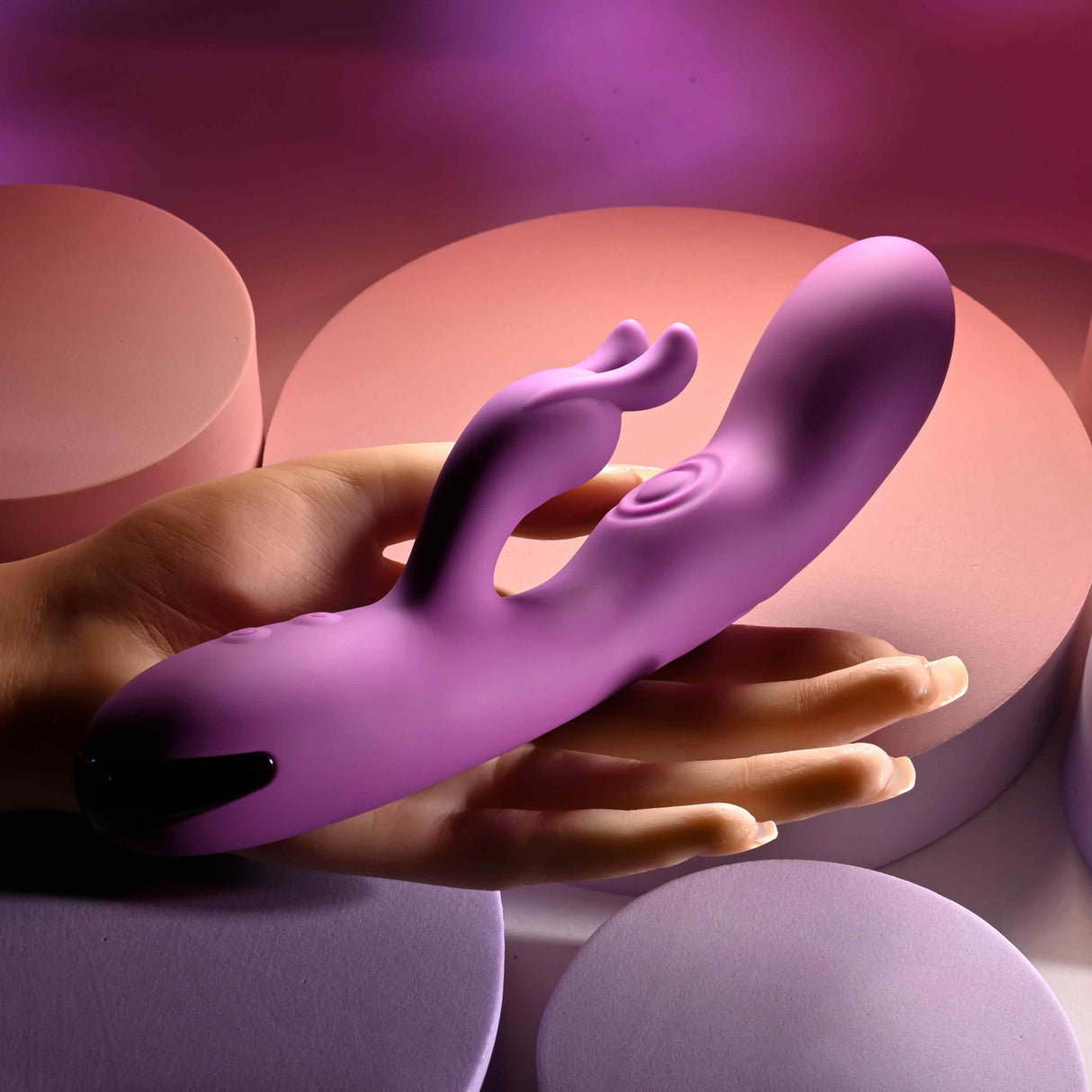 Playboy - Máy rung thỏ sạc lại Busy Bunny (Tím)
