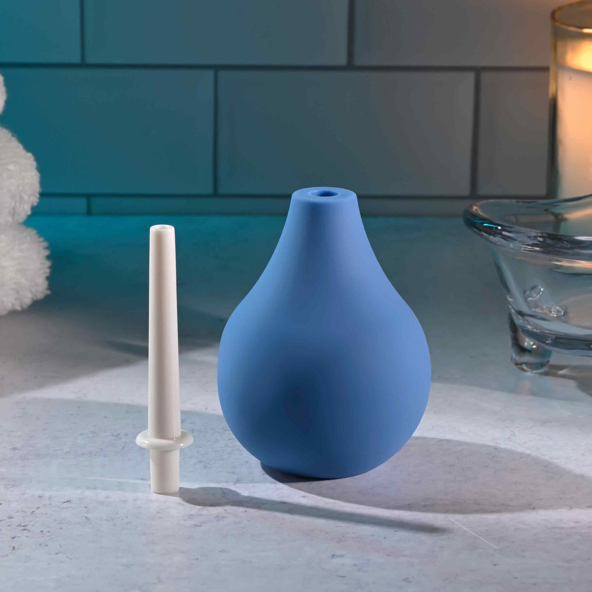 SELOPA - Dụng cụ thụt rửa hậu môn Squeaky Clean (Xanh dương)