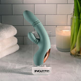 Evolved - Máy rung thỏ sạc điện Rub Me Tender (Xanh lá)