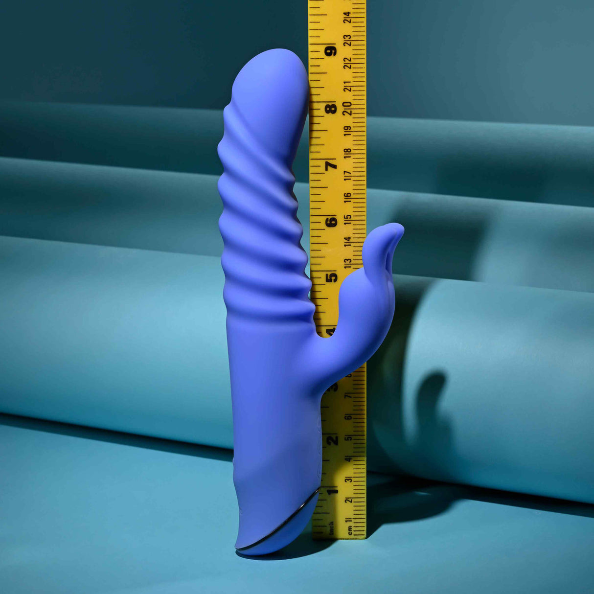Evolved - Knock Knock Rechargeable Rabbit Vibrator (Blue)