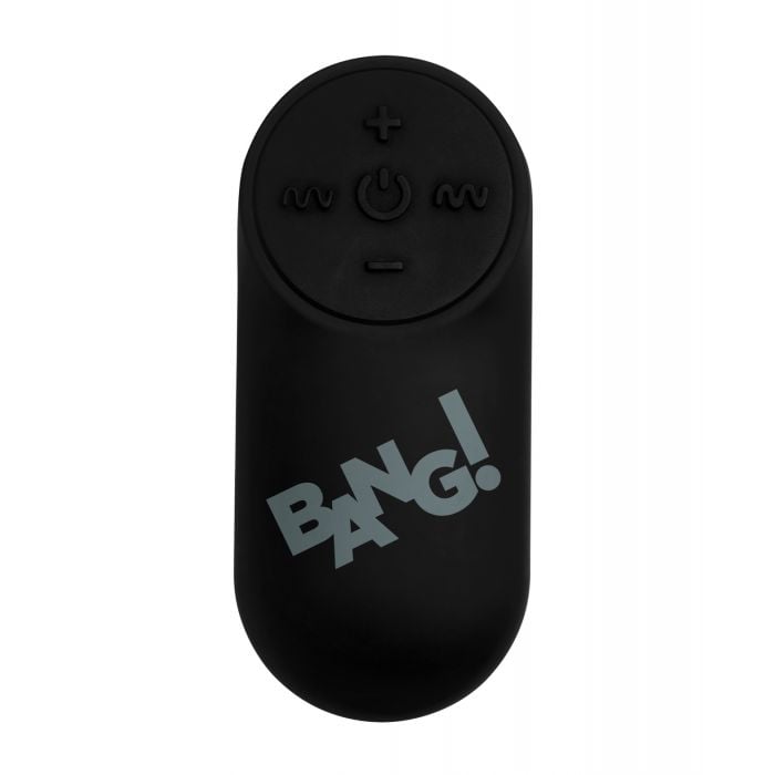 XR Brands - Bang! Remote-Control Bullet Vibrator (Black) - Black