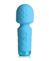 XR Brands - Bang! Mini Rechargeable Wand Massager (Blue) - Blue