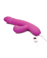 XR Brands - Bang! Thrusting & Sucking Rabbit Vibrator (Purple) - Purple