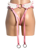 XR Brands - Majestic Solyra Strap-On Harness (Pink) - Pink