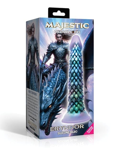 XR Brands - Majestic Eryndor Fantasy Silicone Suction Dildo (Multi Colour) XR1109 CherryAffairs