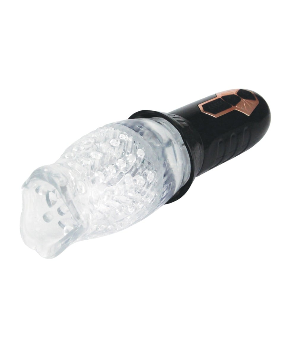 Secwell - Cyclone Spinning Oral Masturbator (Black) - Black