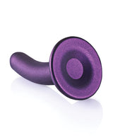 Shots - Ouch 12.7 cm Smooth G-Spot Dildo (Metallic Purple) - Metallic Purple / 12.7 cm