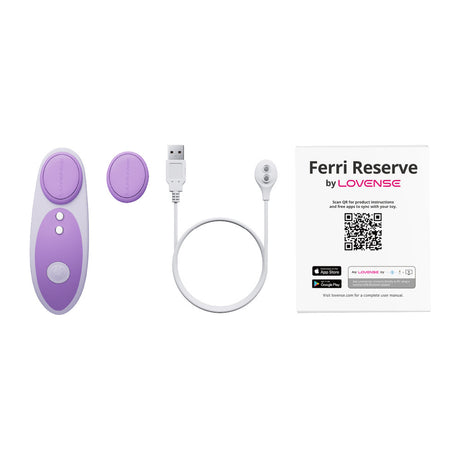 Lovense - Máy rung âm đạo Ferri Reserve điều khiển bằng ứng dụng (màu tím)