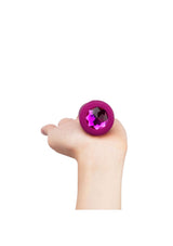B-Vibe - Rechargeable Vibrating Jewel Anal Plug S/M (Pink) BV1026 CherryAffairs