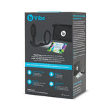 B-Vibe - Snug & Tug Weighted Silicone Cock Ring (Black) BV1037 CherryAffairs
