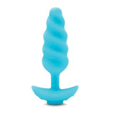 B Vibe - Unicorn Tail Vibrating Butt Plug Special Edition (Blue) BV1020 CherryAffairs