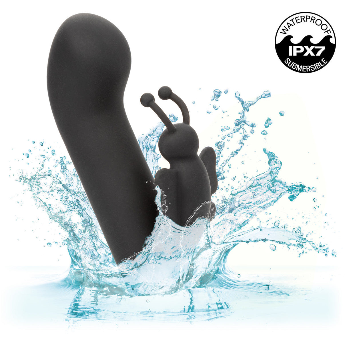 CalExotics - Raven Butterfly Rechargeable Mini Dual Vibrator (Black) – product view 9
