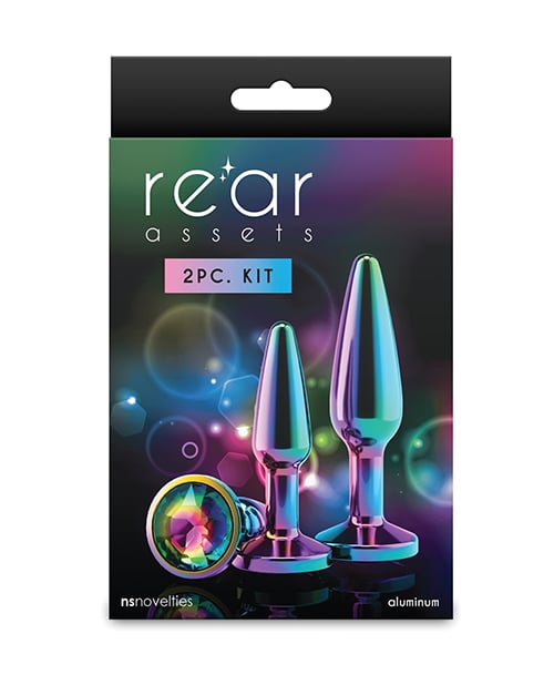 NS Novelties - Rear Assets Tapered Metal Anal Plug Training Set – product image
