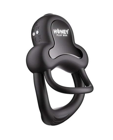 Honey Play Box - Anello App-Controlled Rechargeable Vibrating Cock Ring (Black) – product view 2