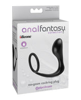 Pipedream - Anal Fantasy Ass-Gasm Silicone Cock Ring & Anal Plug (Black) – product image