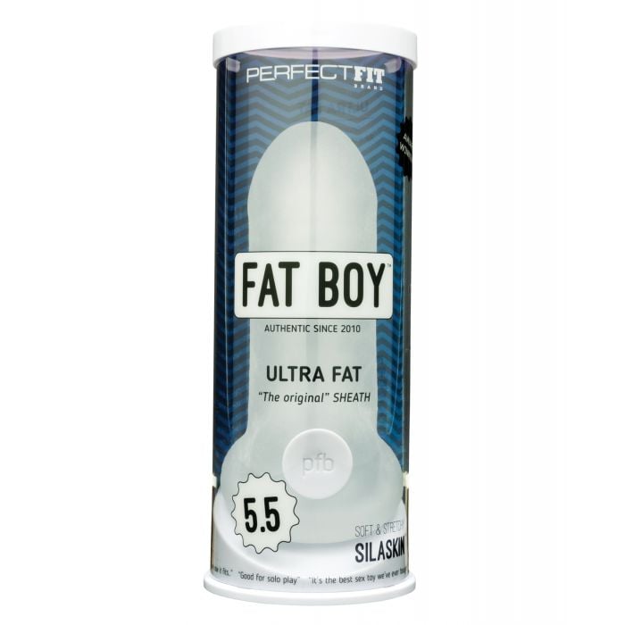 Perfect Fit - Fat Boy Original Ultra Fat 13.97 cm Penis Sleeve (Clear) – product view 2