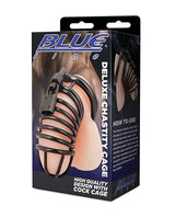 Blue Line - Deluxe Metal Chastity Cage (Black) BL1015 CherryAffairs
