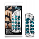 Blush Novelties - M for Men Super Textured Masturbator (Clear) BN1200 CherryAffairs