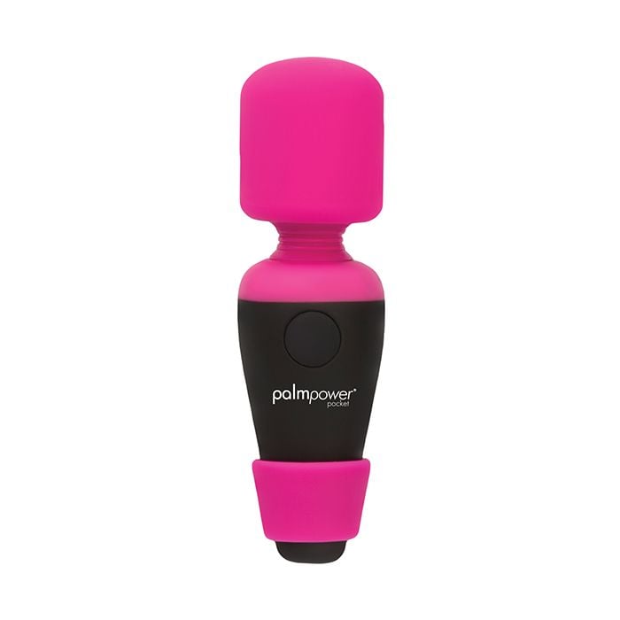 BMS Factory - PalmPower Pocket Rechargeable Mini Wand Vibrator (Pink) BMS1026 CherryAffairs
