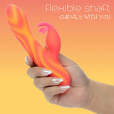 CalExotics - Endless Summer Moonlight Magic Rechargeable Rabbit Vibrator (Orange) CE2149 CherryAffairs