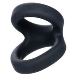 California Exotics - Alpha Liquid Silicone Snug Tugger Cock Ring (Black) CE2133 CherryAffairs