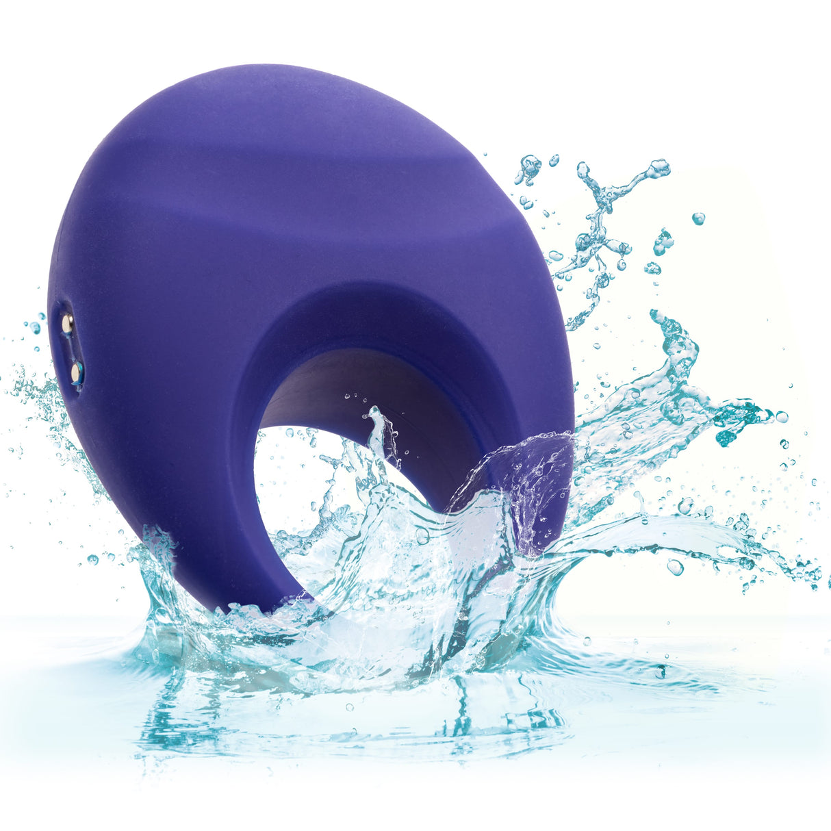 California Exotics - Embrace Closer Intimate Rechargeable Cock Ring (Blue) CE2139 CherryAffairs