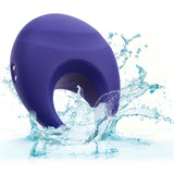 California Exotics - Embrace Closer Intimate Rechargeable Cock Ring (Blue) CE2139 CherryAffairs