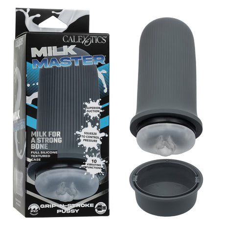 California Exotics - Milk Master Grip-N-Stroke Pussy (Black) CE2124 CherryAffairs