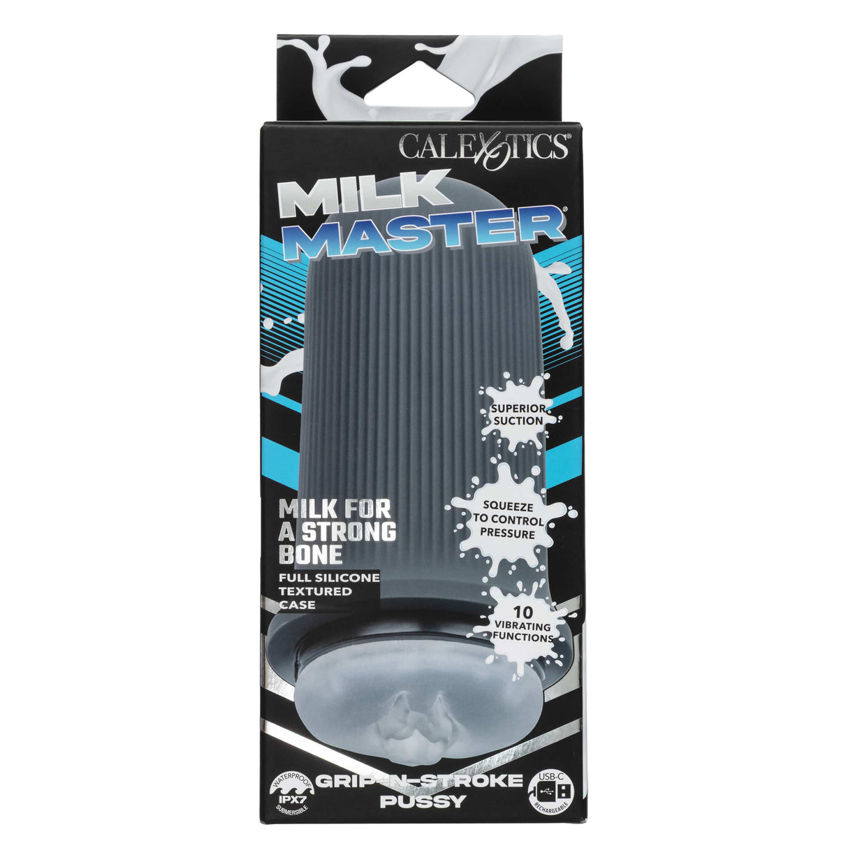 California Exotics - Milk Master Grip-N-Stroke Pussy (Black) CE2124 CherryAffairs