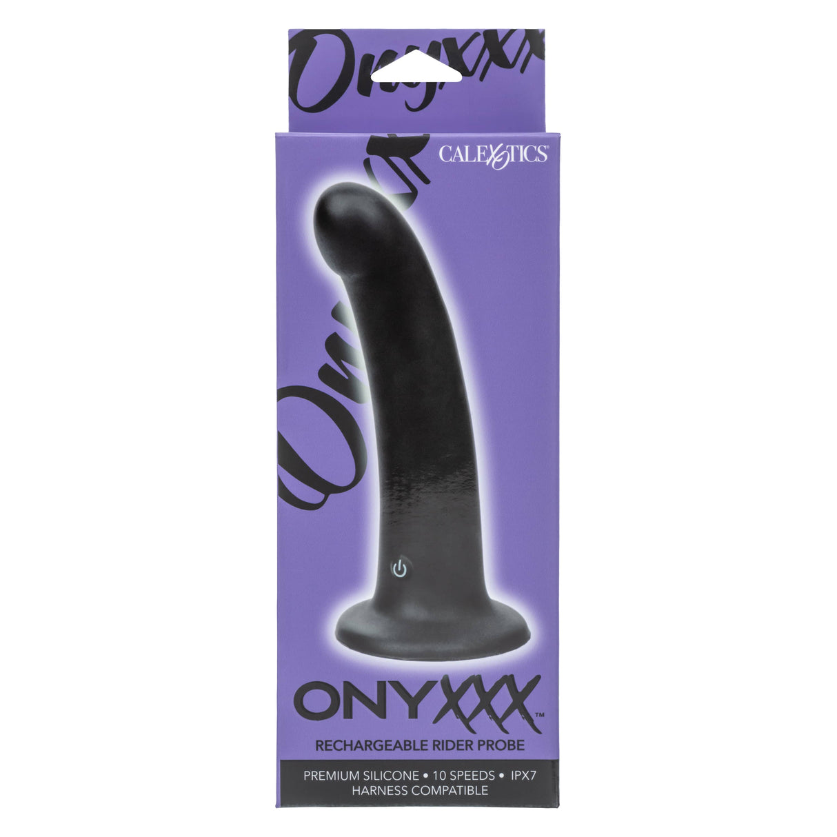 California Exotics - Onyxxx Rechargeable Rider Probe Vibrator (Black) CE2128 CherryAffairs
