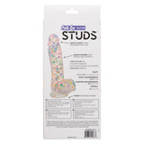 California Exotics - Party Boy Confetti Silicone Studs Dildo 6" (Multicolor) CE2121 CherryAffairs