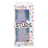 California Exotics - Party Boy Confetti Silicone Studs Dildo 6" (Multicolor) CE2121 CherryAffairs