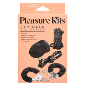 California Exotics - Pleasure Kits Explorer Collection BDSM Set (Black) CE2130 CherryAffairs