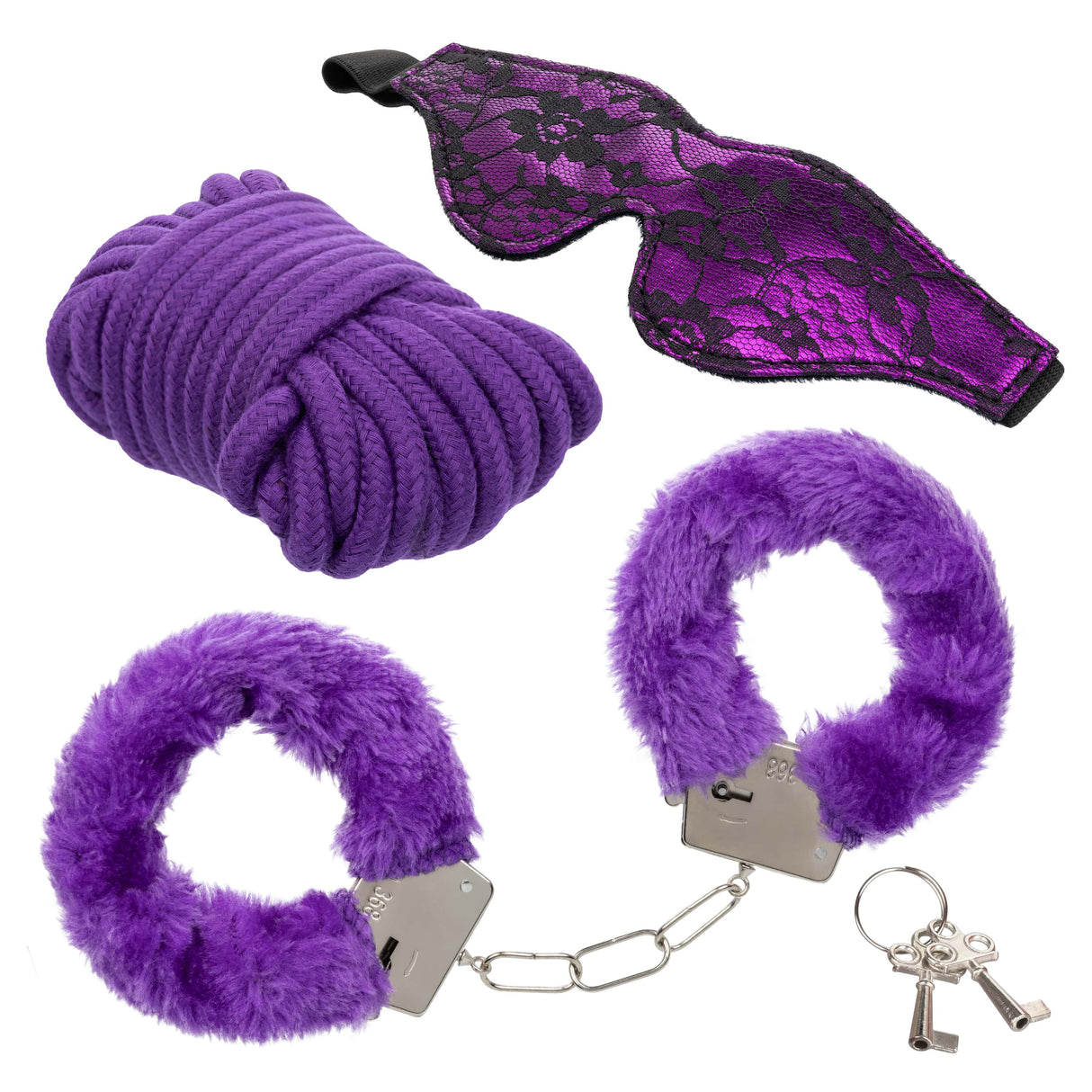 California Exotics - Pleasure Kits Indulgent Collection BDSM Set (Purple) CE2125 CherryAffairs