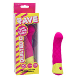 California Exotics - Rave Quilted G Spot Dildo (Pink) CE2116 CherryAffairs