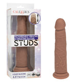 California Exotics - Rechargeable Vibrating Thrusting Silicone Studs Realistic Dildo CherryAffairs