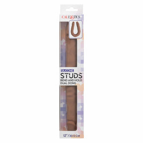 California Exotics - Silicone Studs Bend and Hold Dual Dong Dildo 12" CherryAffairs