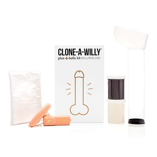 Clone A Willy - Vibrating Penis plus Balls DIY Dildo Clone Molding Kit CherryAffairs