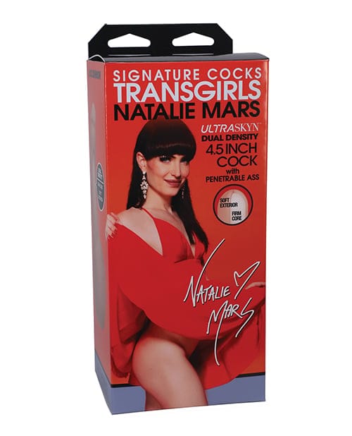 Doc Johnson - Signature Realistic Dildos Transgirls Realistic Dildo withPenetrable Ass - Natalie Mars DJ1201 CherryAffairs