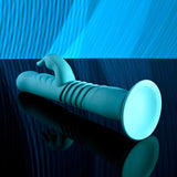 Evolved - Bunny Hop Suction-Base Thrusting Rabbit Vibrator (Blue) EV1215 CherryAffairs