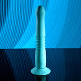 Evolved - Bunny Hop Suction-Base Thrusting Rabbit Vibrator (Blue) EV1215 CherryAffairs
