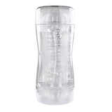 Evolved - Gender X Double Fantasy Stroker Masturbator with Vibrating Cock Ring (Clear) EV1095 CherryAffairs