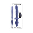 Evolved - Gender X Dual Defender Vibrating Anal Plug and Dildo (Blue) EV1130 CherryAffairs
