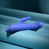 Evolved - Knock Knock Rechargeable Rabbit Vibrator (Blue) EV1219 CherryAffairs