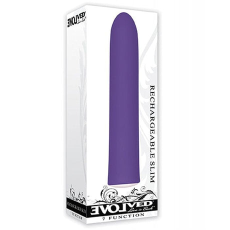 Evolved - Love Is Back Slim Rechargeable G-Spot Vibrator (Purple) EV1225 CherryAffairs